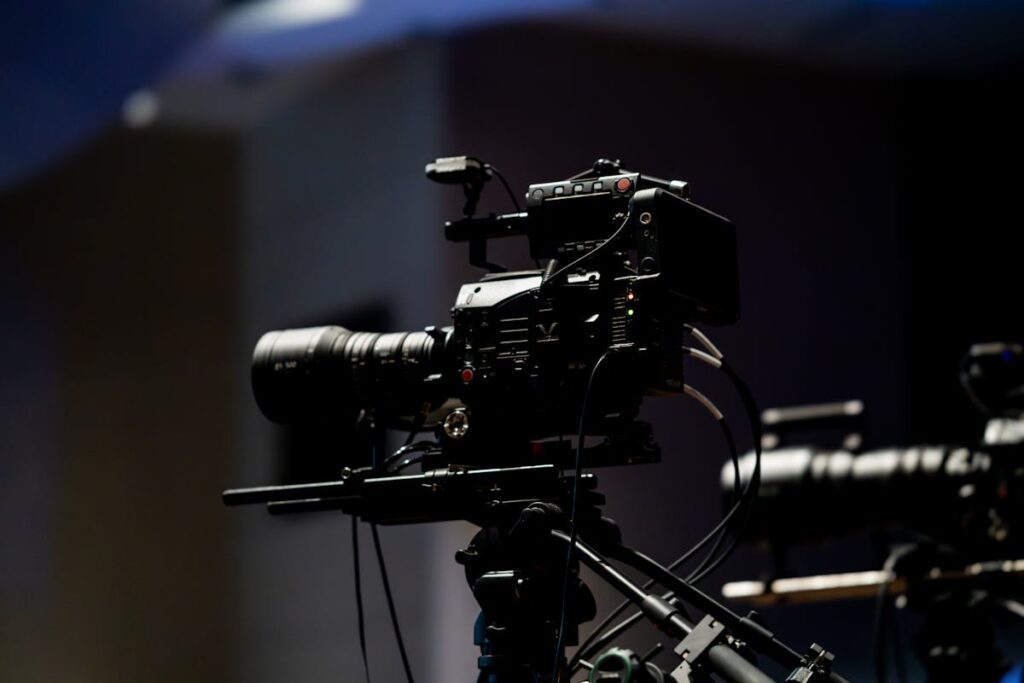 Televisiestudio camera
